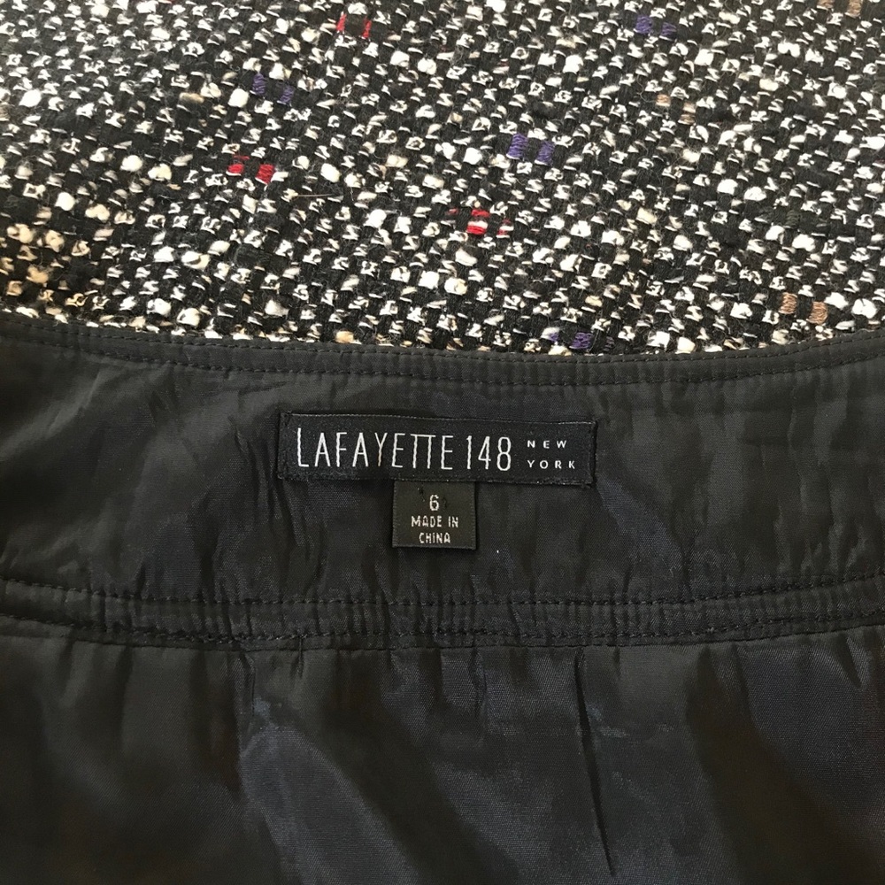 Lafayette 148 New York Tweed Skirt Size 6 - Picture 2 of 4
